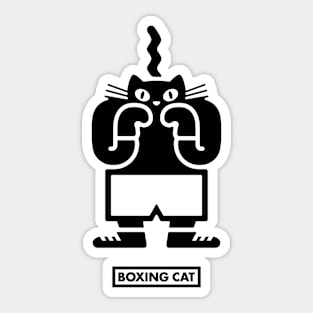 The Boxing Cat - (logo) Sticker